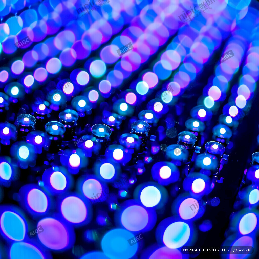 色彩斑斓梦幻灯光