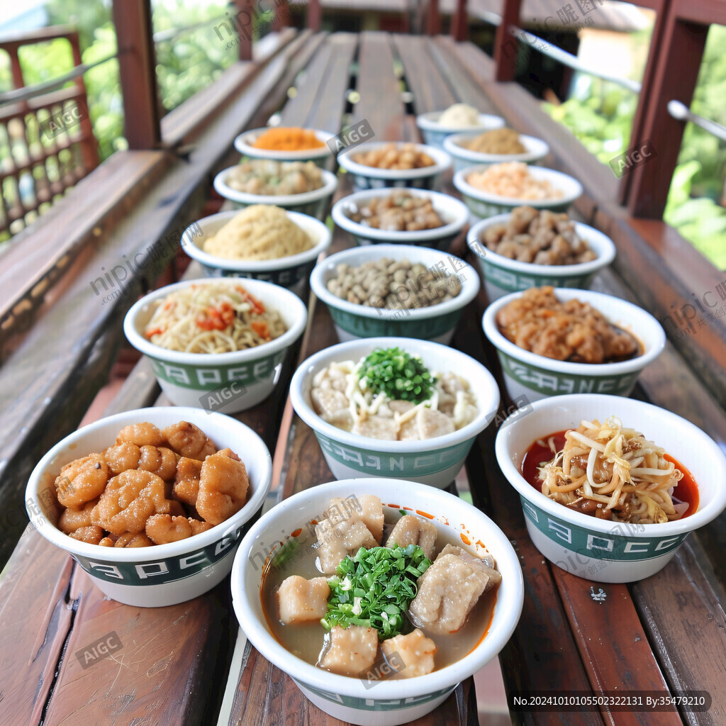 特色小吃客家小吃套餐