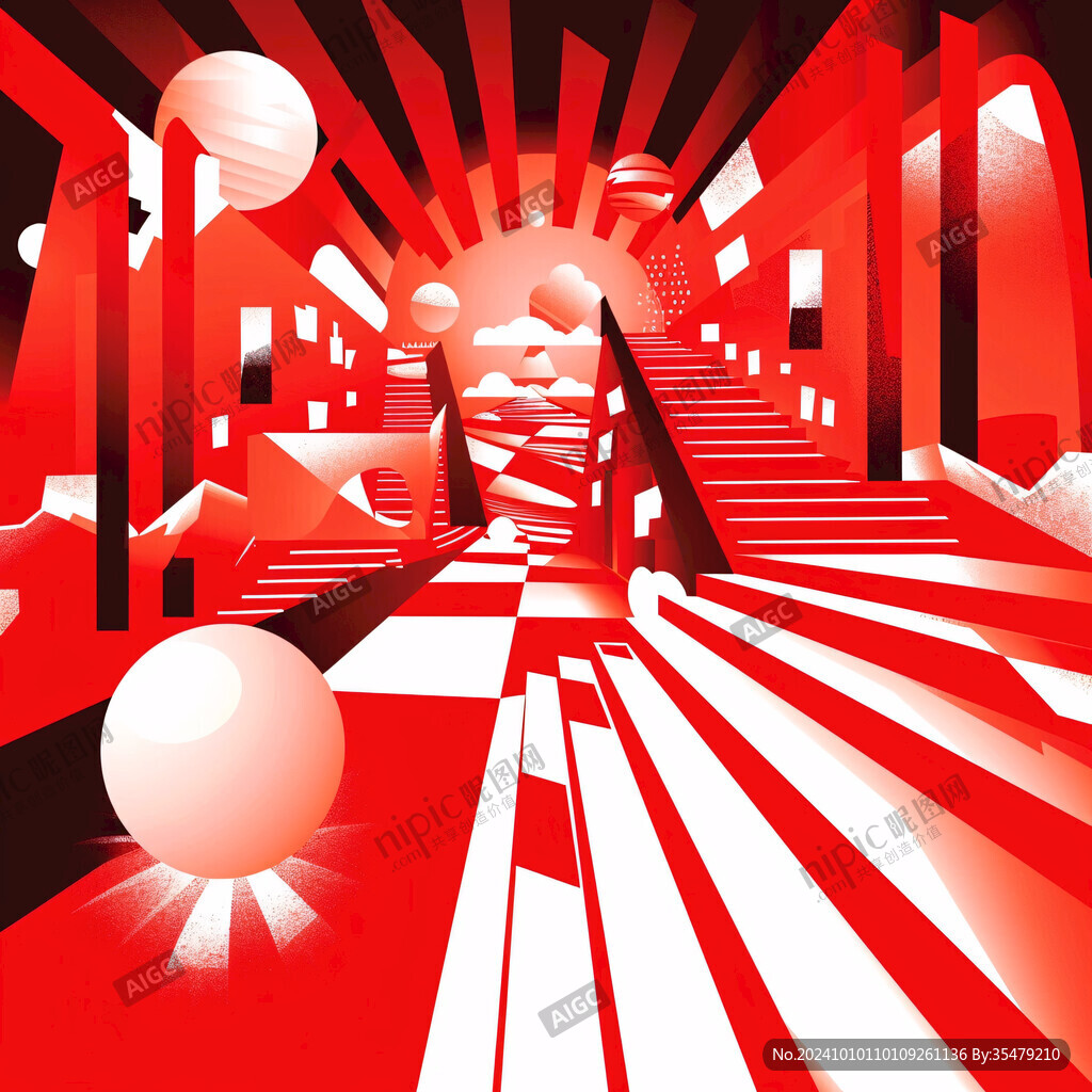 魅力红场景点背景