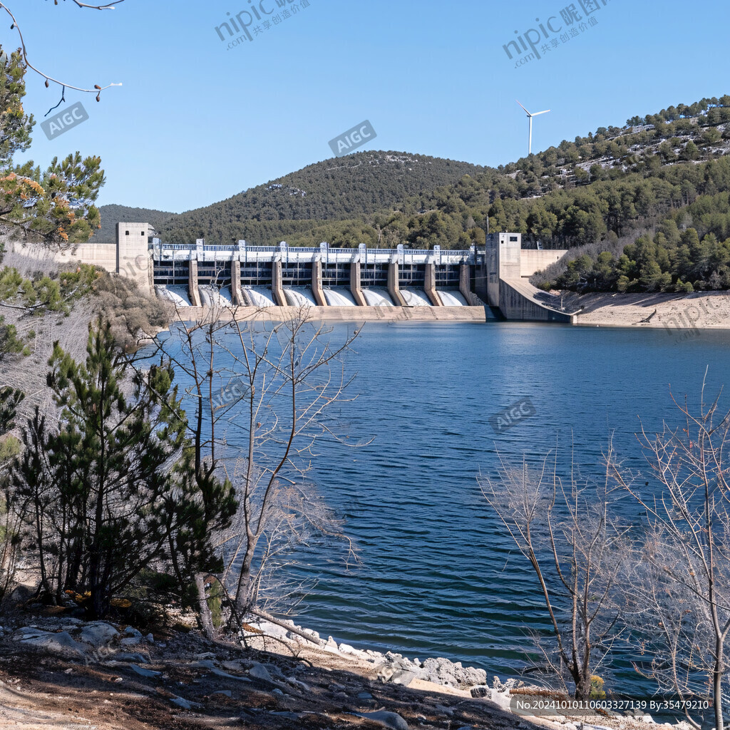 柘林湖水库大坝