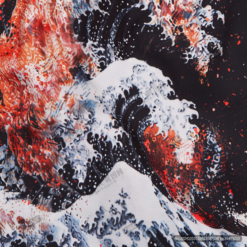 海洋流动装饰画