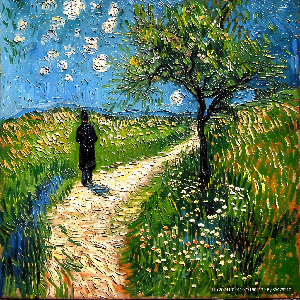 梵高风景画