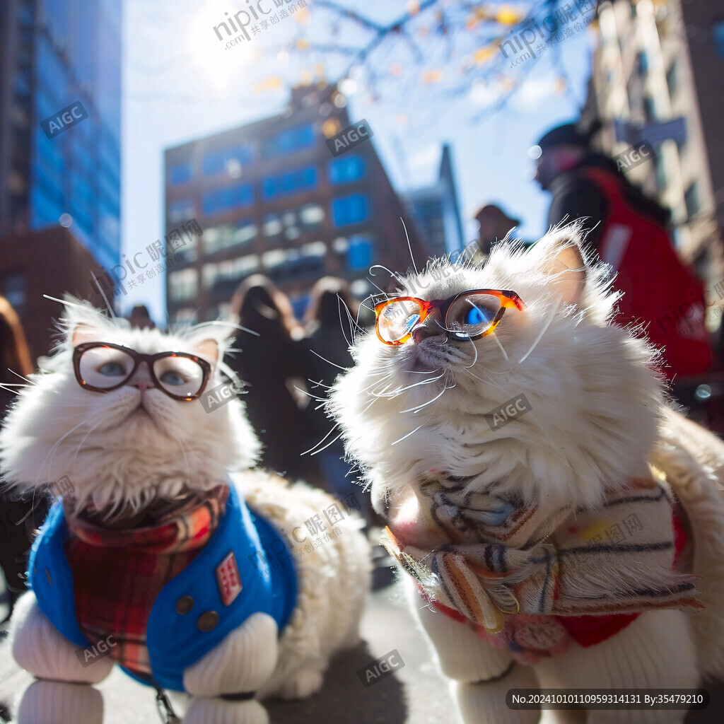 宠物猫服装效果图