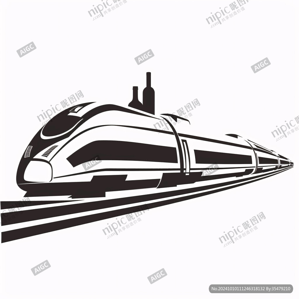 高铁轮廓图