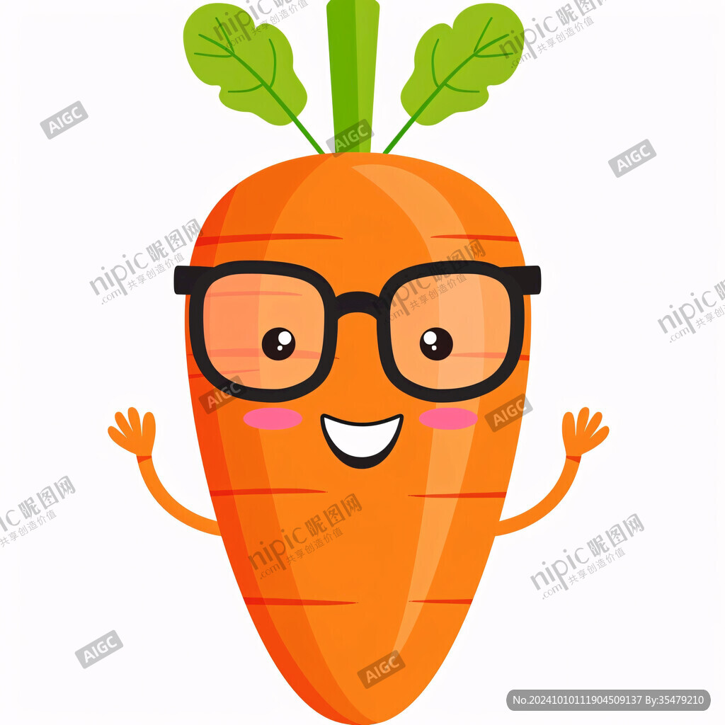 卡通小胡萝卜