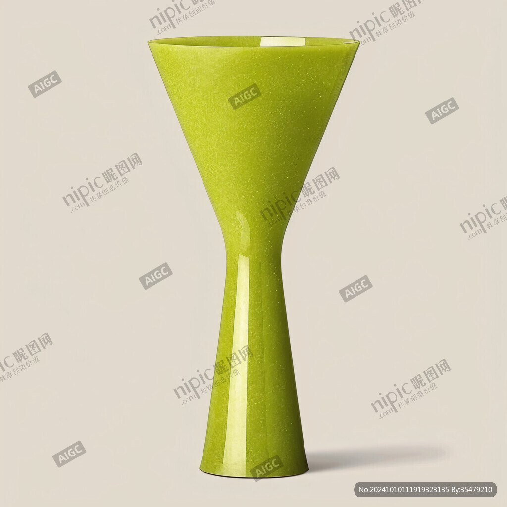 绿色金属小台灯