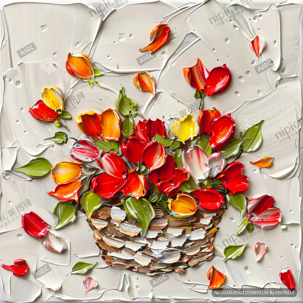 3d立体框框郁金香