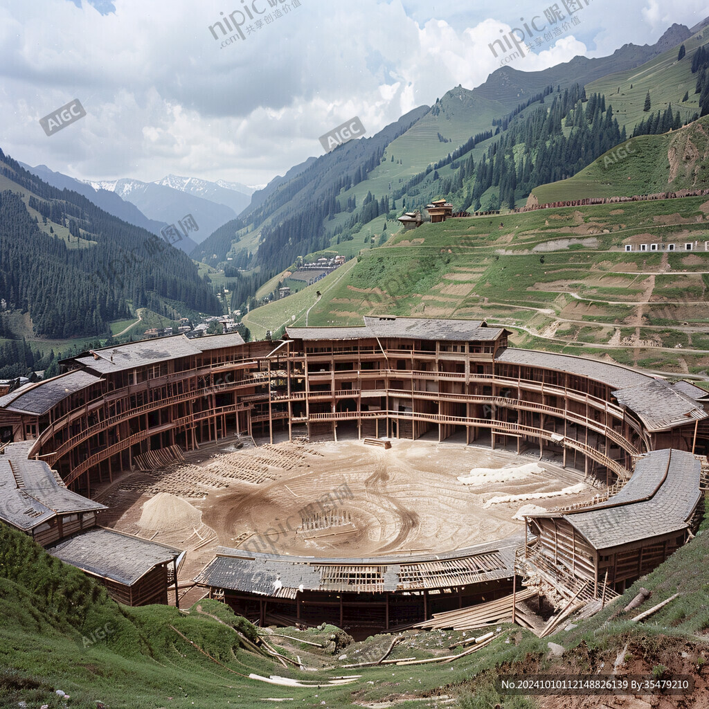 土楼广居楼造型