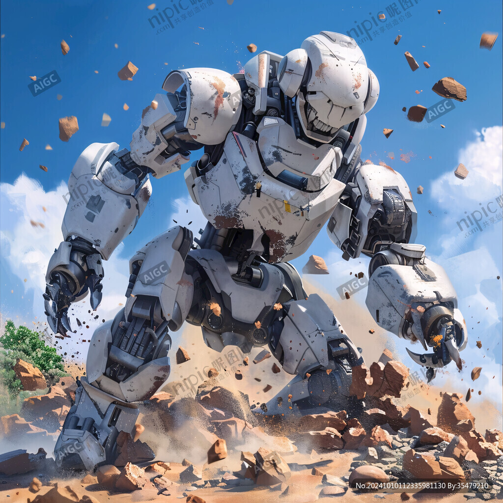 机甲风卡通人物