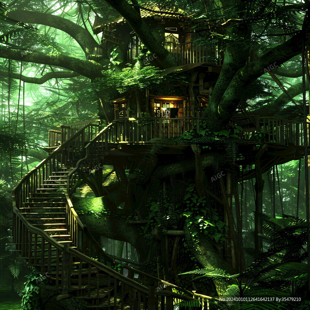 树屋效果图