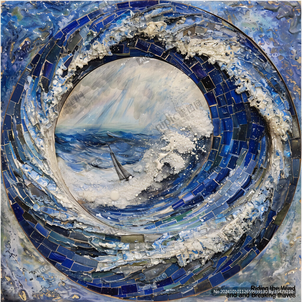 欧式装饰画时光隧道