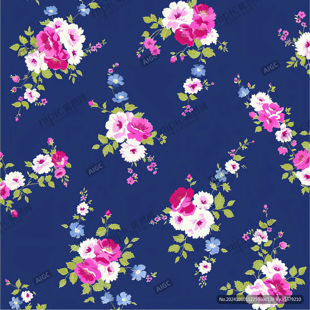 花卉图案服装图案