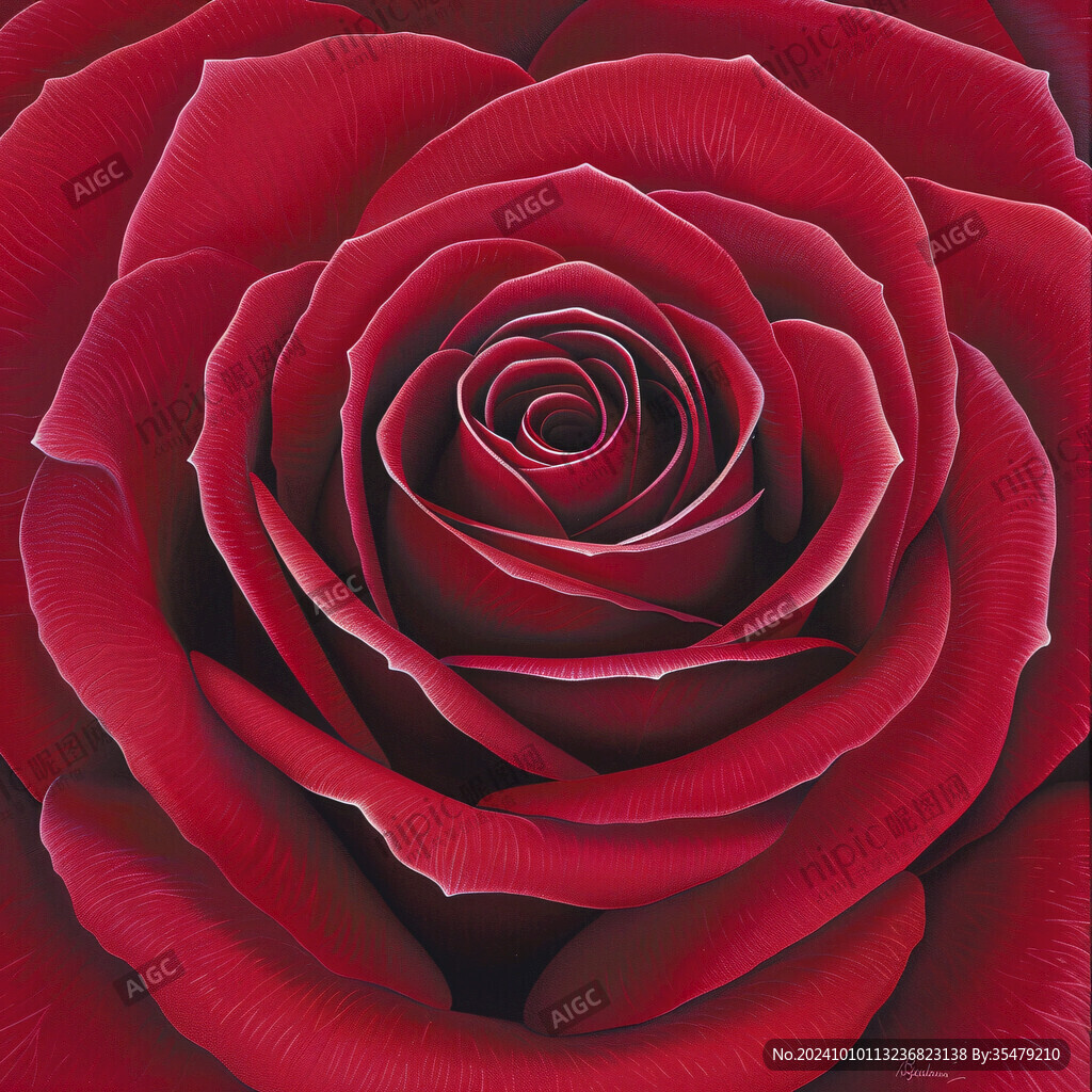 立体背景玫瑰图