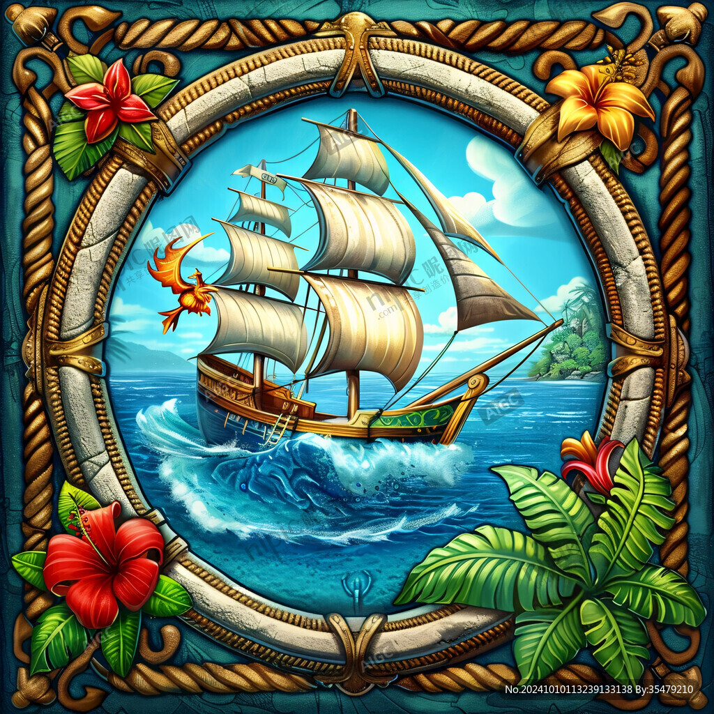 航海装饰画
