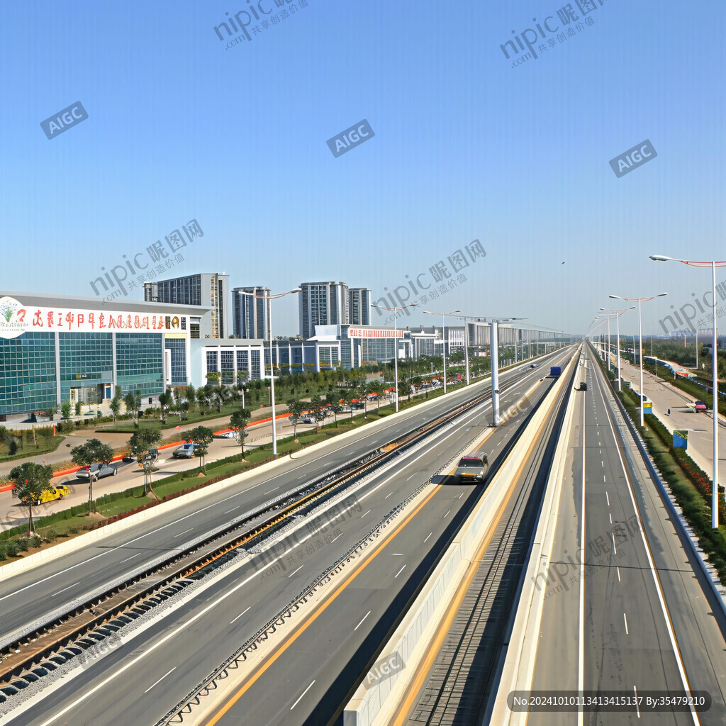 机场高速街景