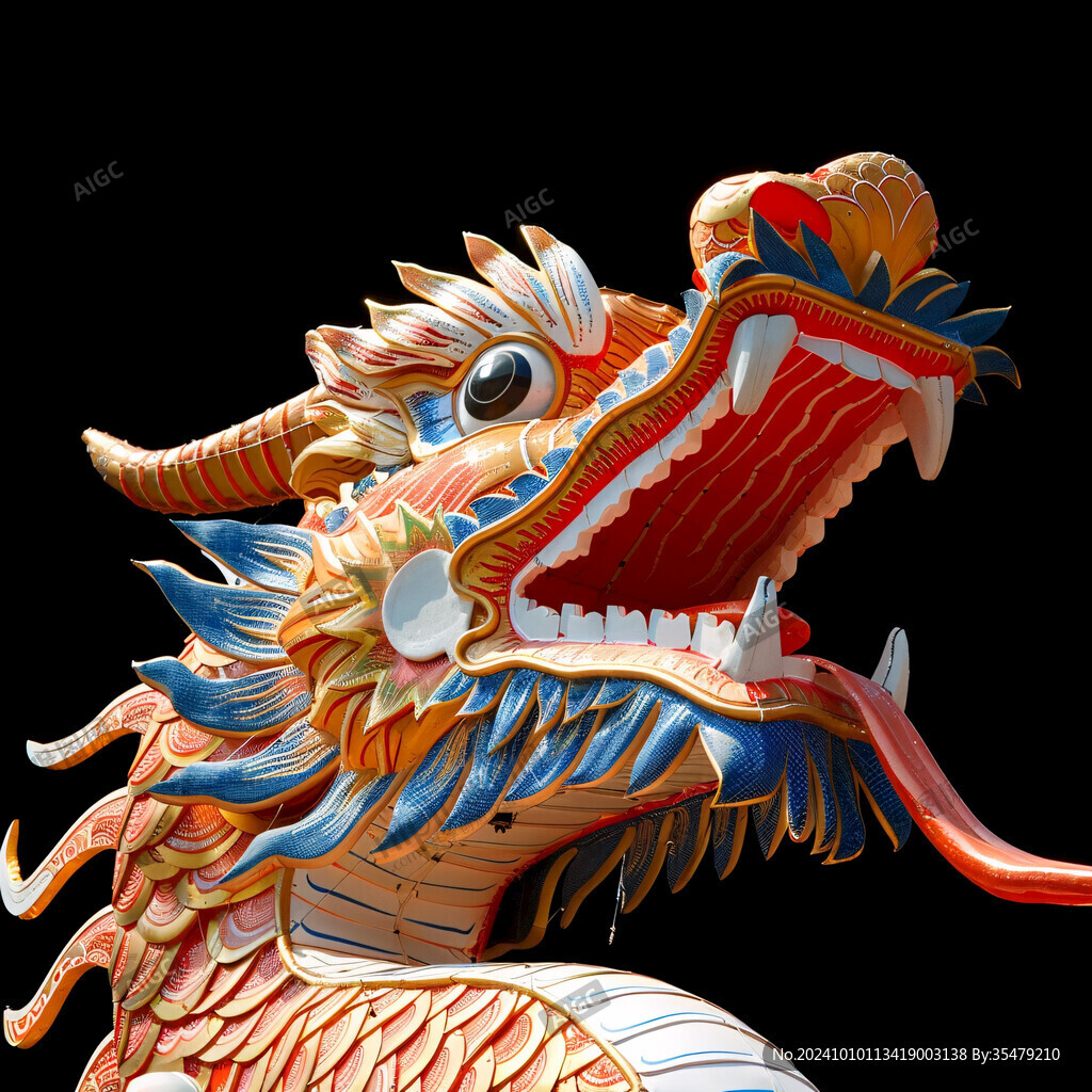 龙年氛围立体造型