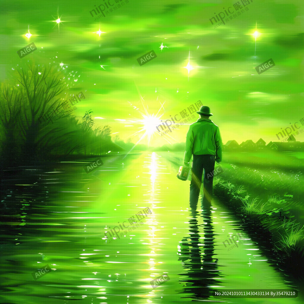 向着阳光行走的人