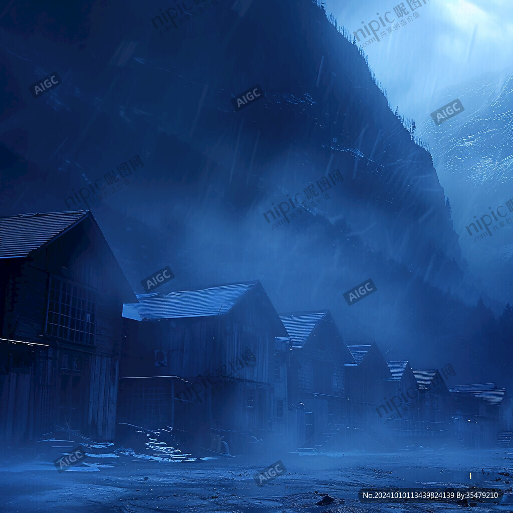 梦幻舞台背景南极冒险