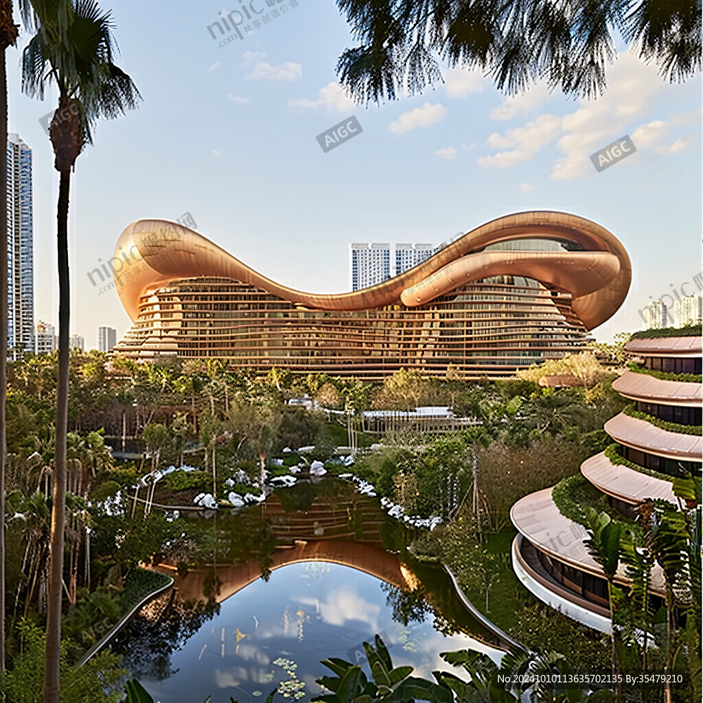 海花岛现代建筑