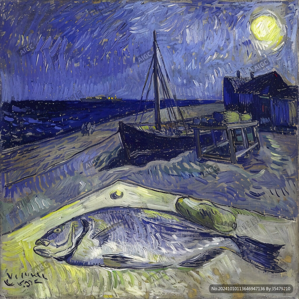 梵高风景画