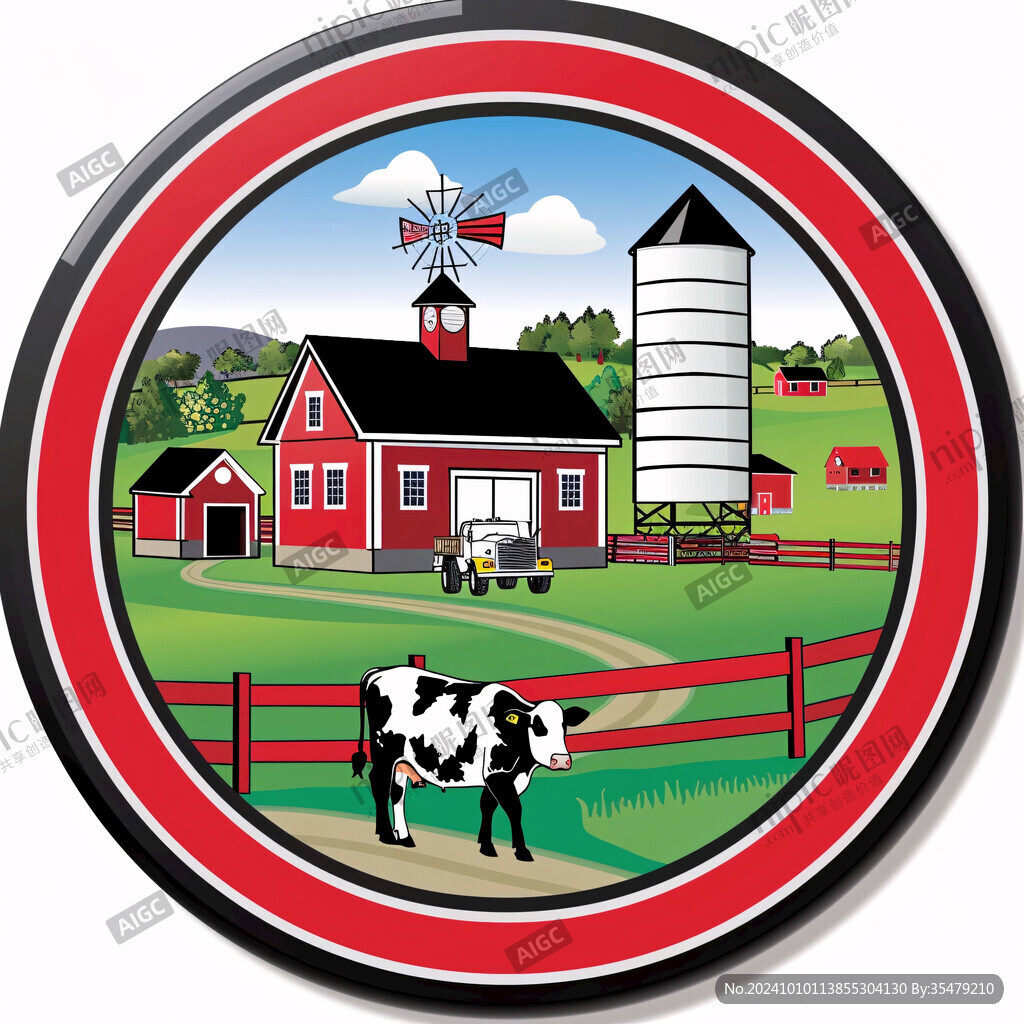 卡通牧场素材