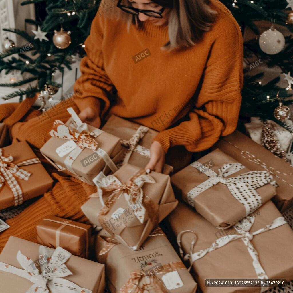 圣诞新年气氛礼盒包装