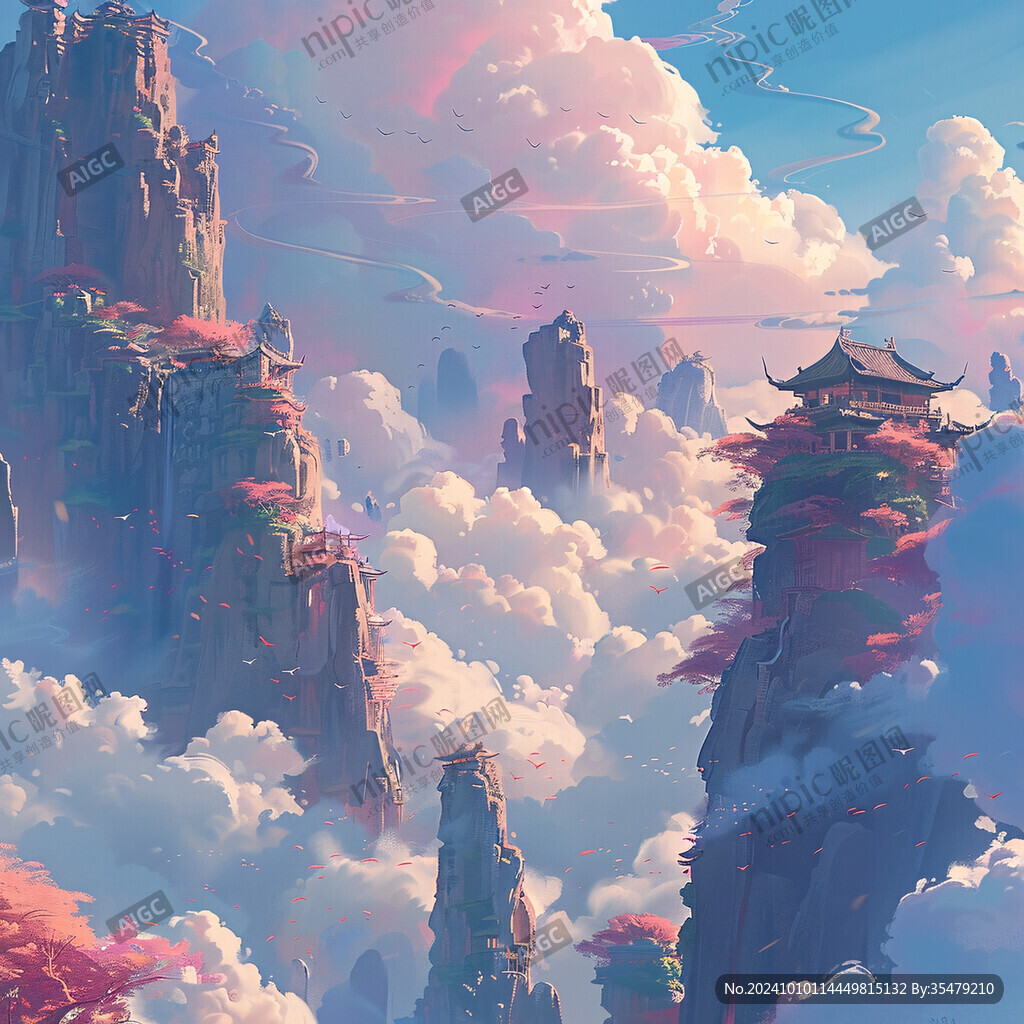 古风仙境天上宫阙