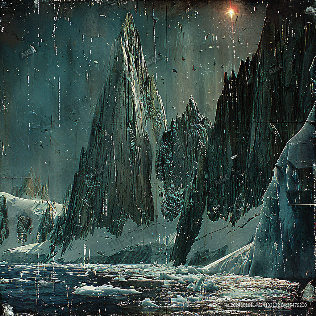 梦幻舞台背景南极冒险