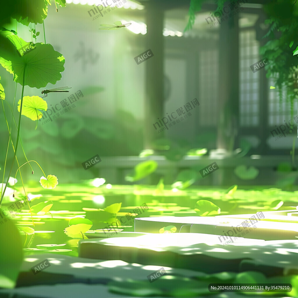 影视小品庭院背景