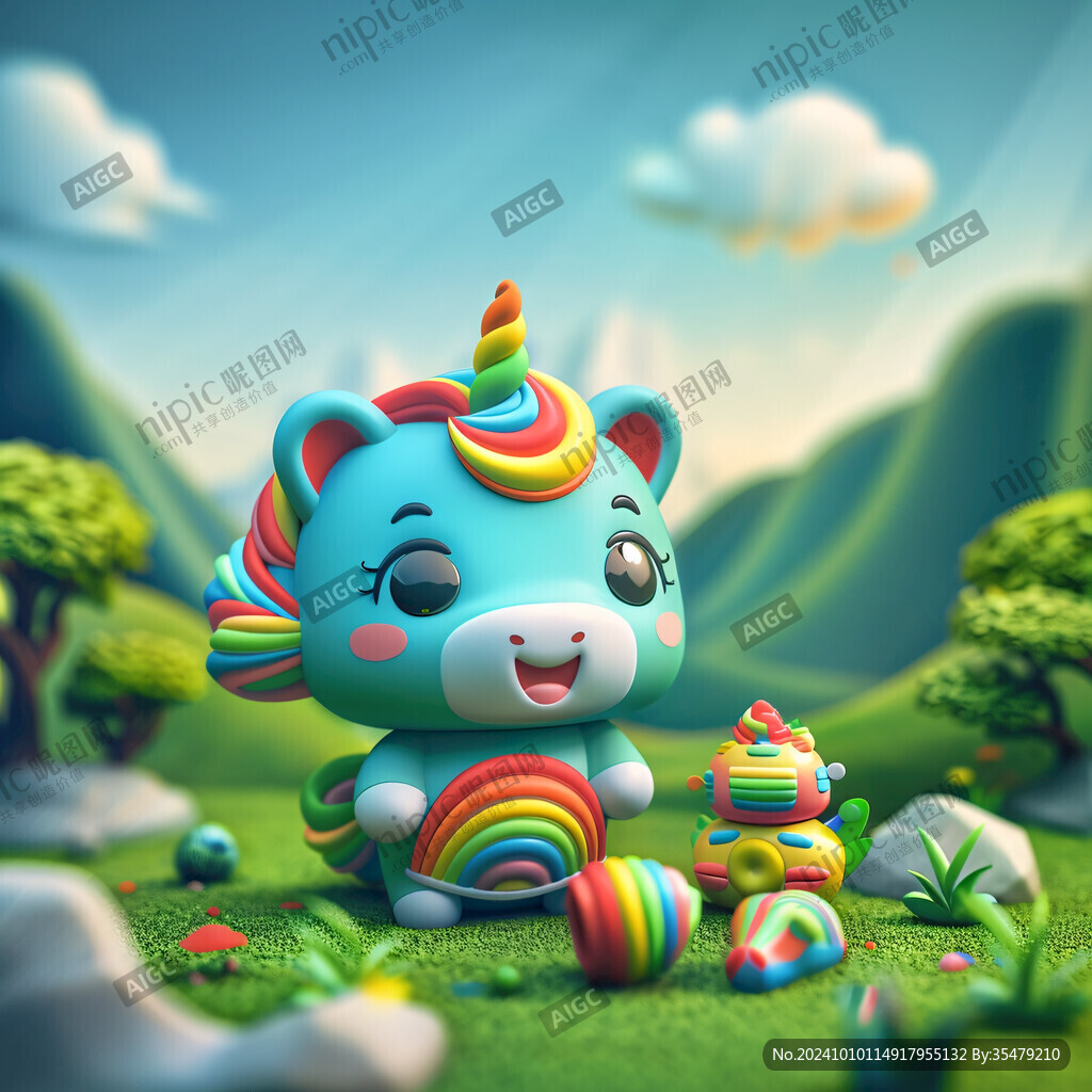 梦幻童话彩虹彩虹小马