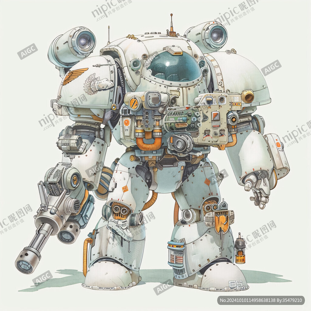 机甲风卡通人物