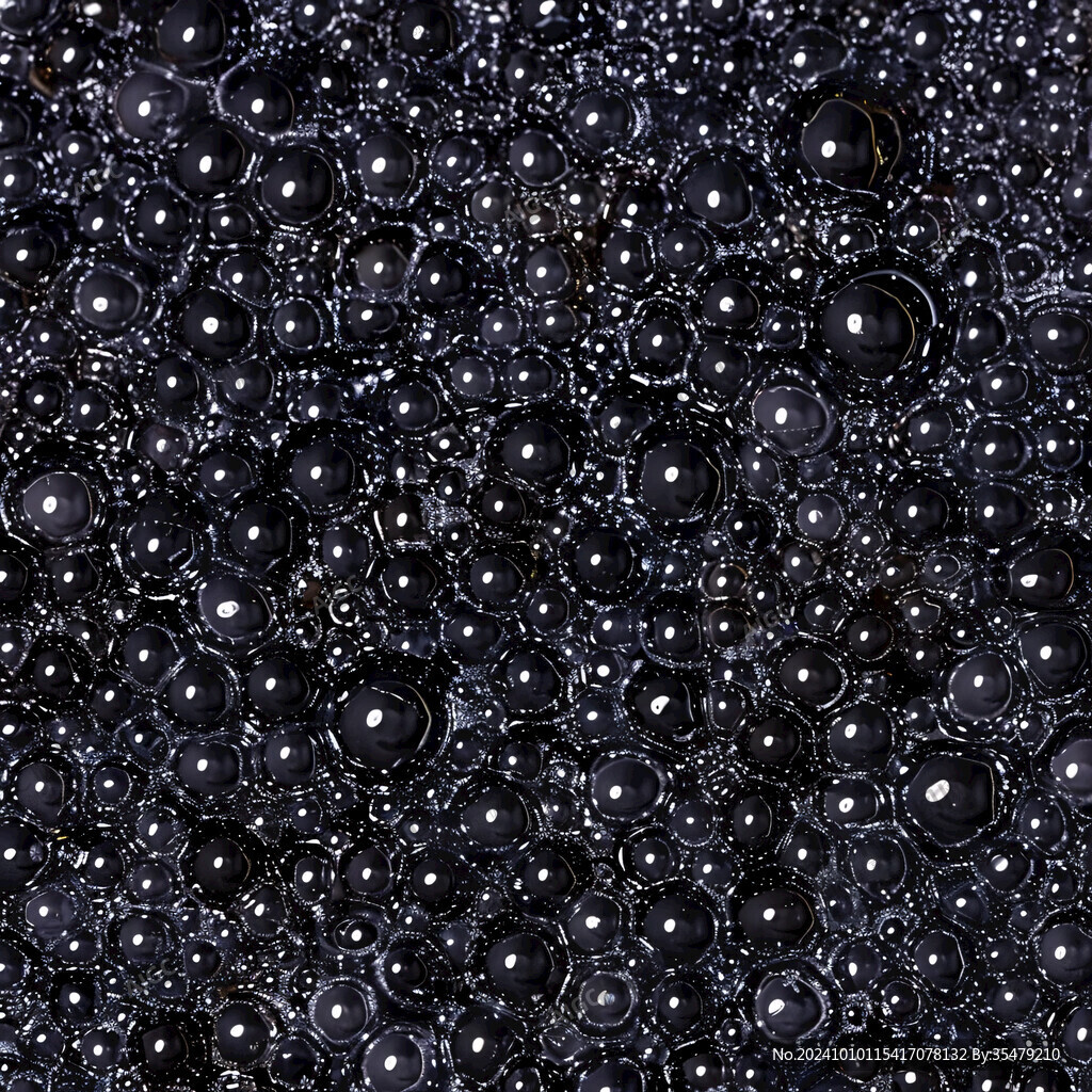 深蓝色星空泡泡图案