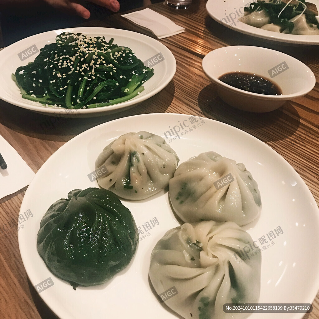 菊叶多汁小笼包