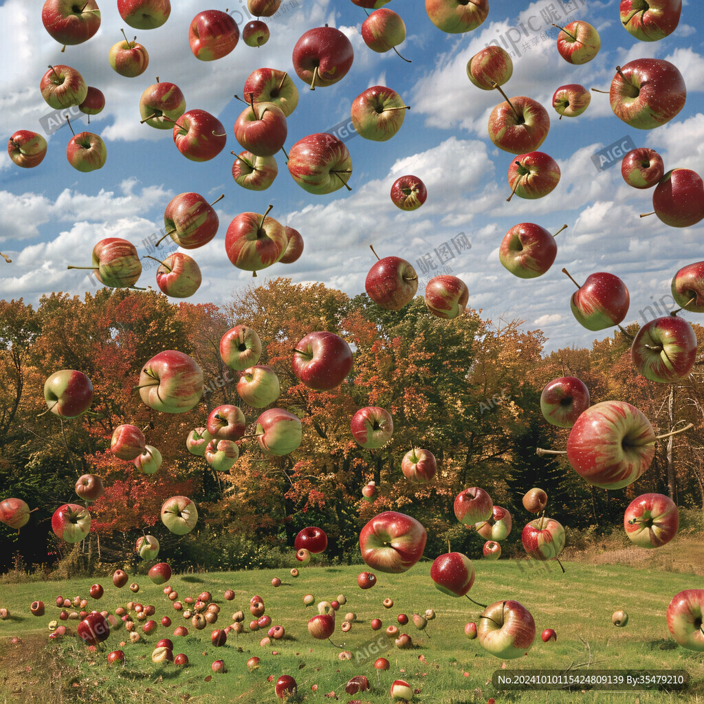苹果树3d画