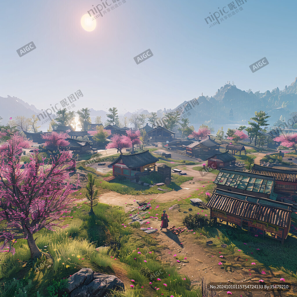 写实风游戏景观设计