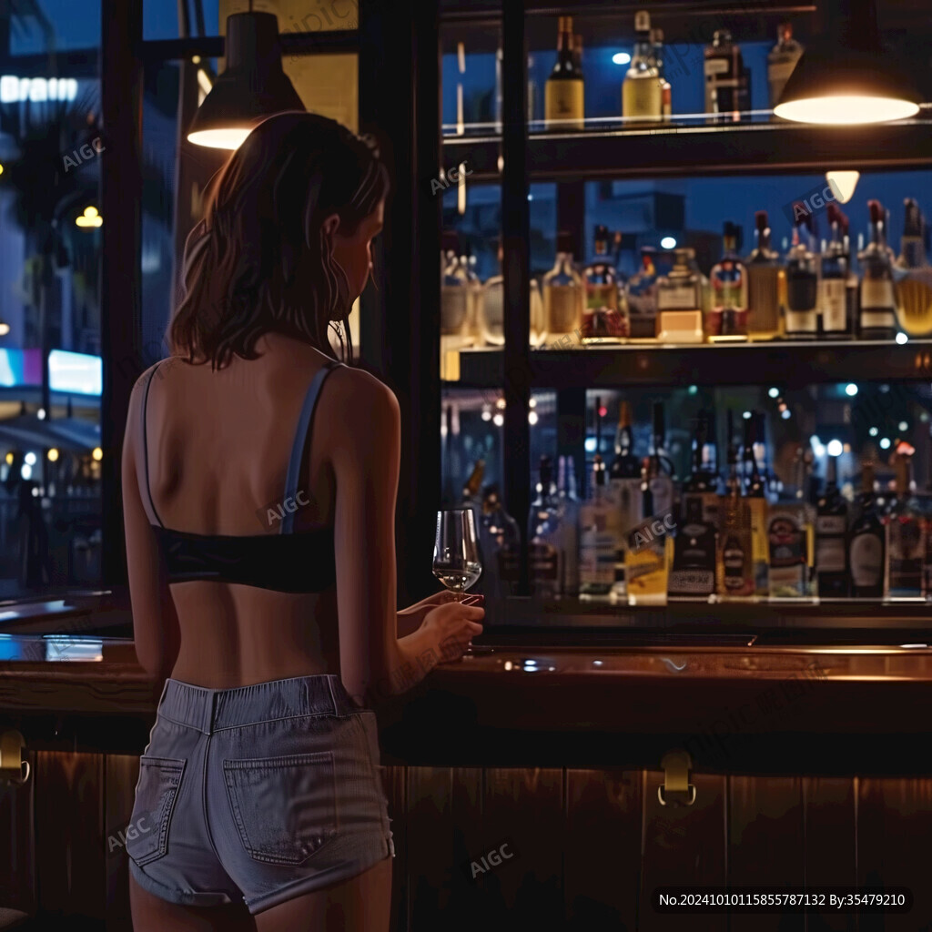 酒吧街拍