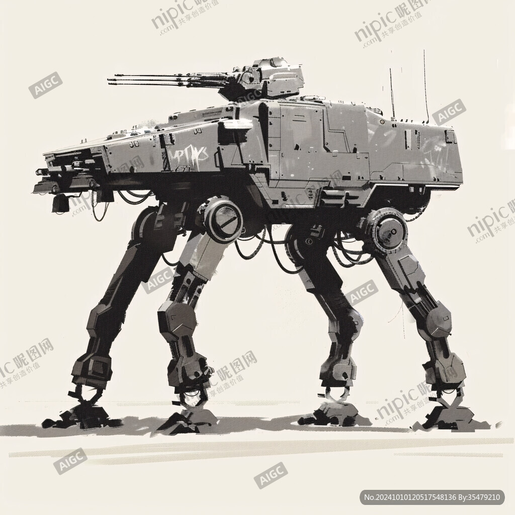 机甲风卡通人物