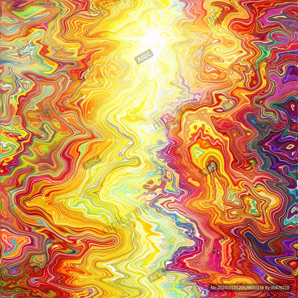 抽象线条绚丽彩色纹理