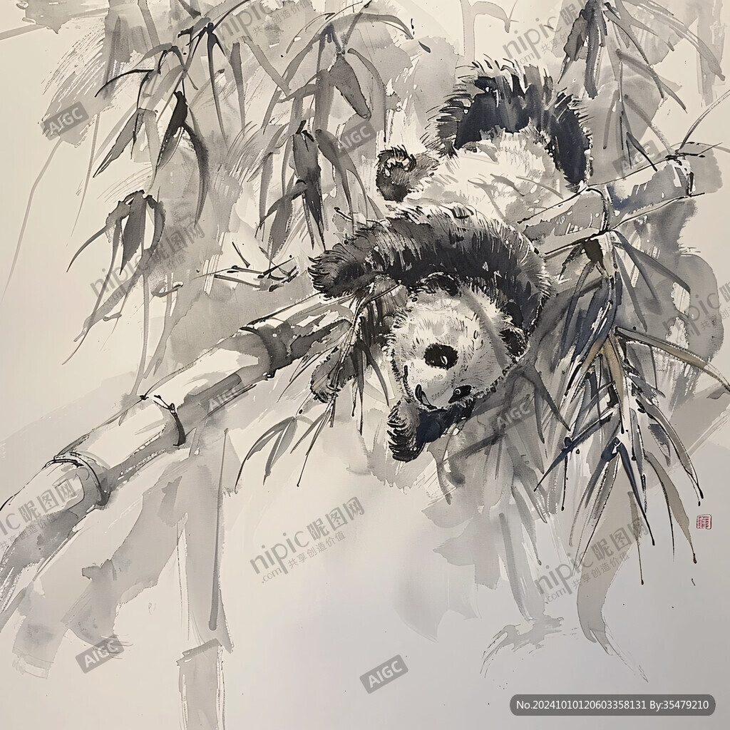 水墨足球球海报