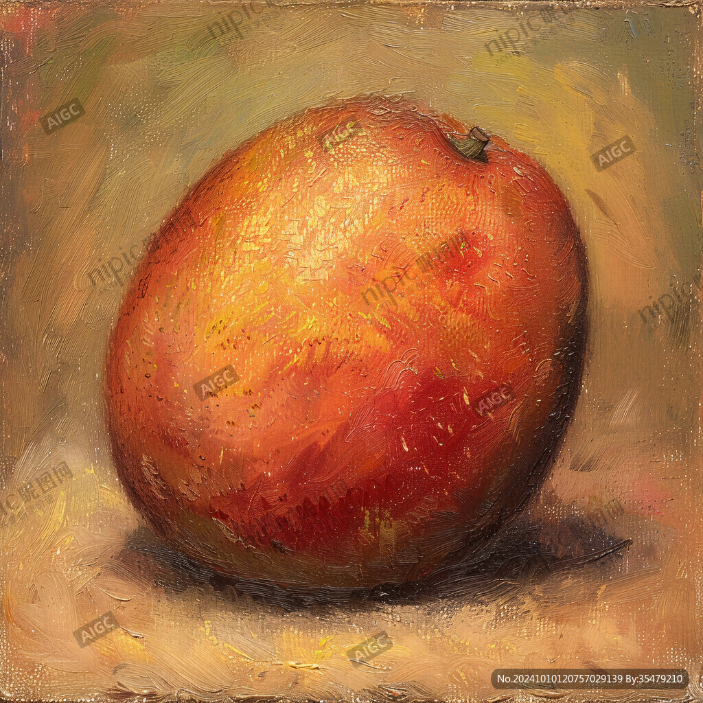 苹果抽象画