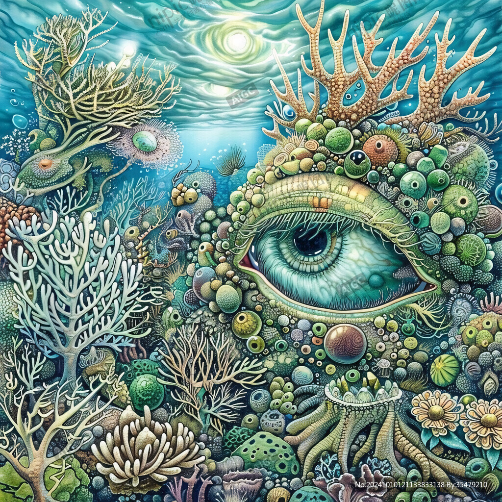 立体画海底立体画