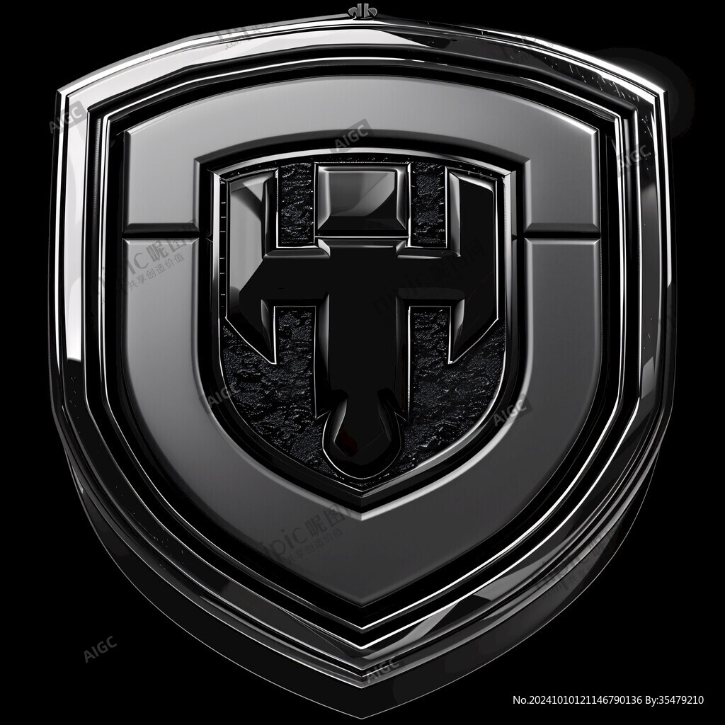 金属质感盾牌炫酷