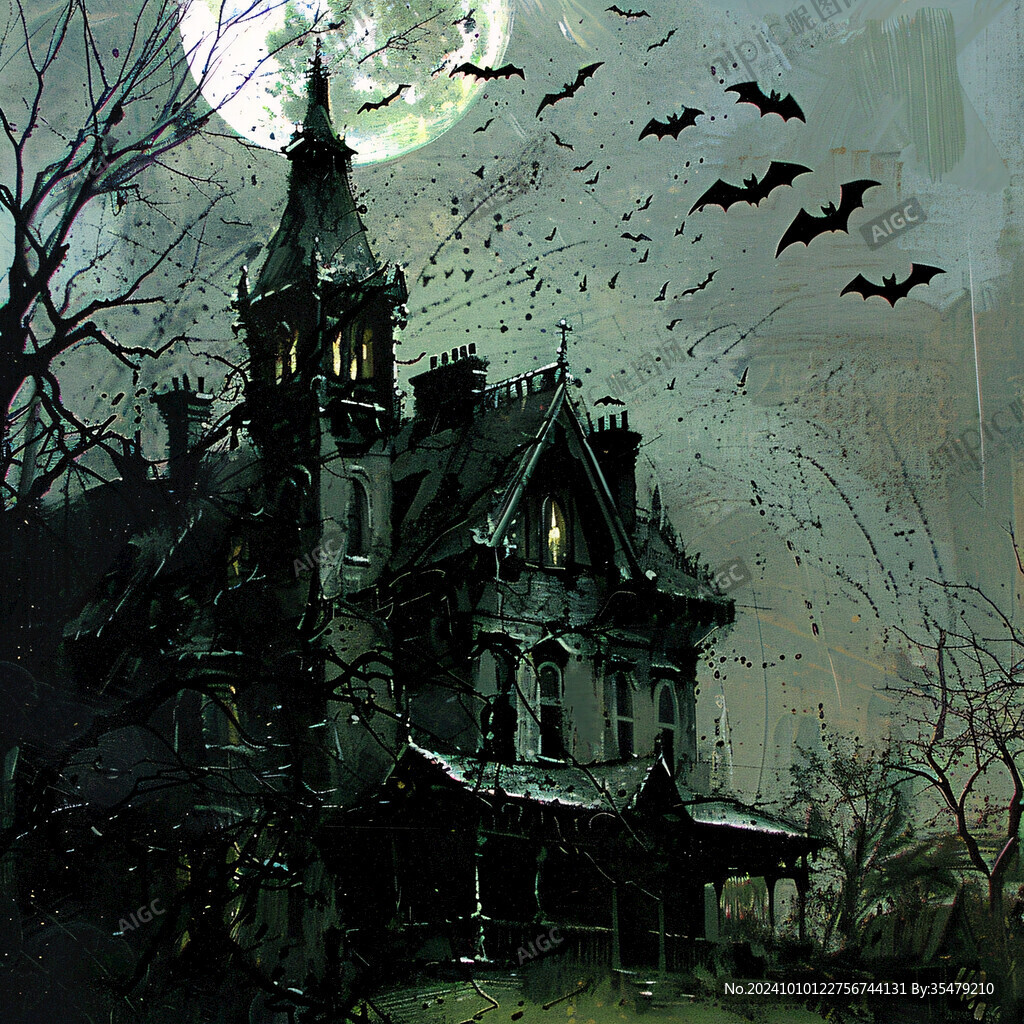 鬼屋装饰画