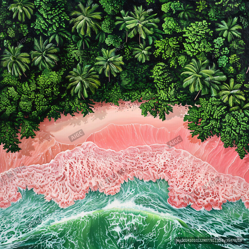 3d风景膨胀图案