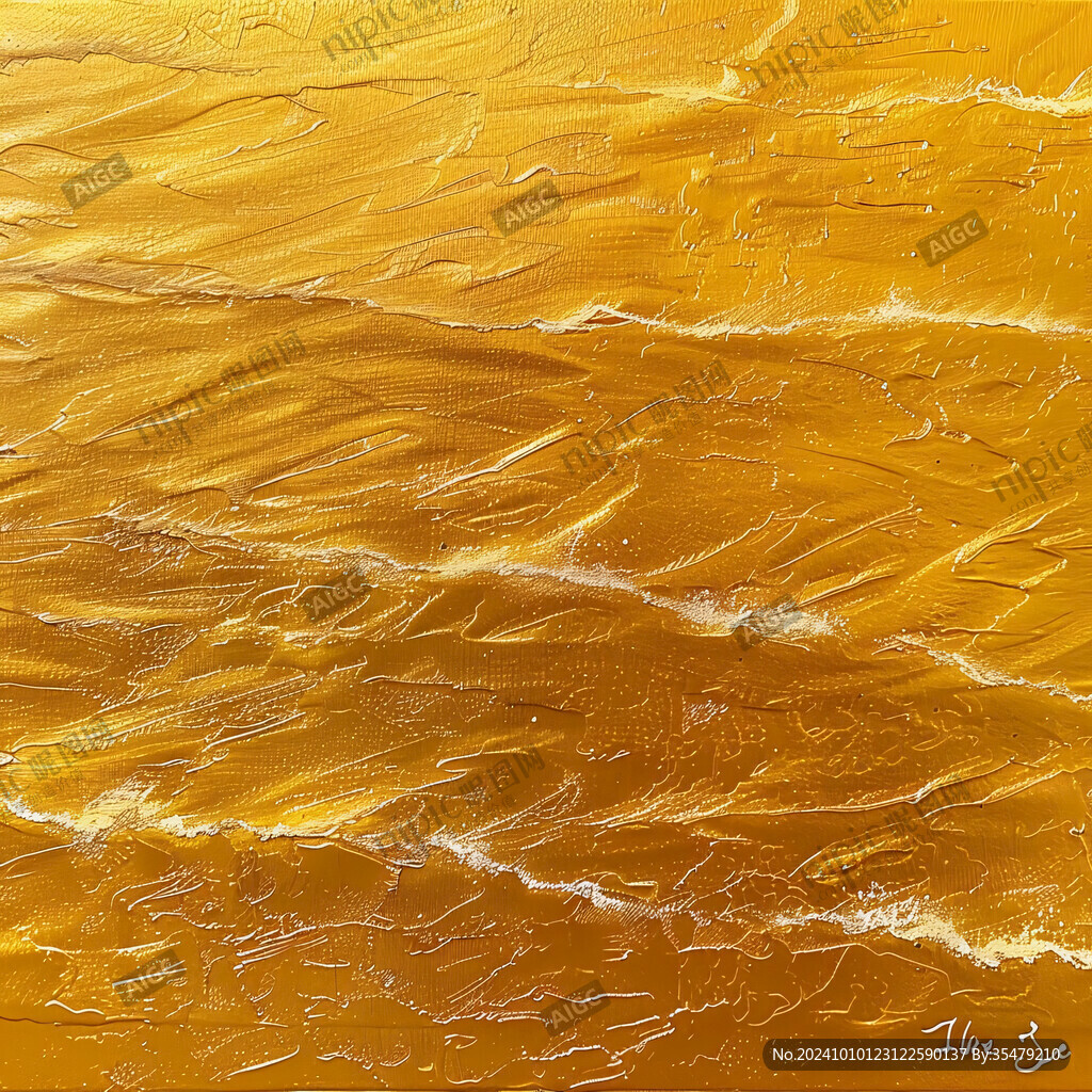 江面水波金色纹理