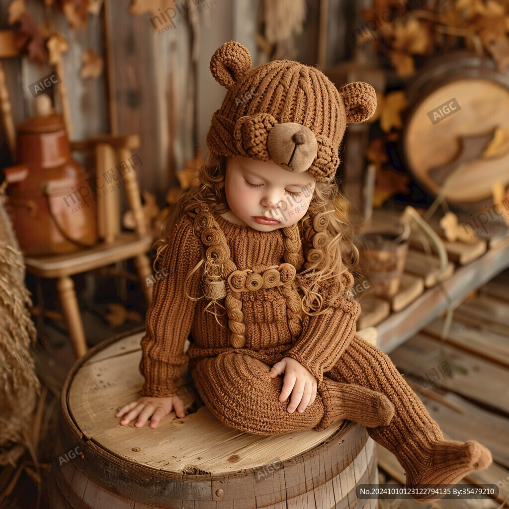 时尚熊宝宝形象