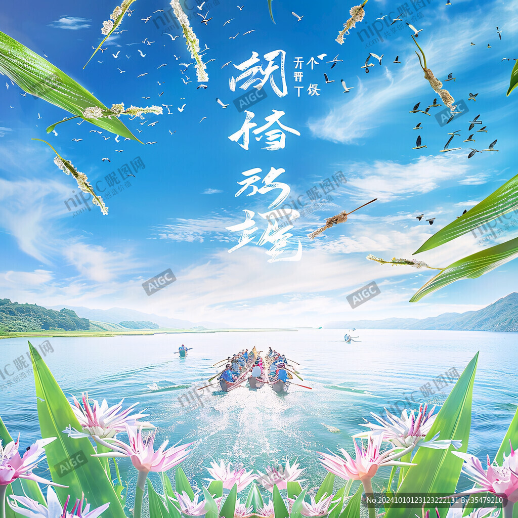 赛龙舟海报