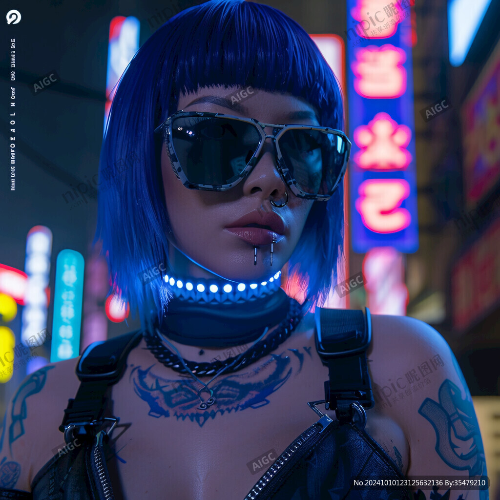 赛博朋克潮流人物