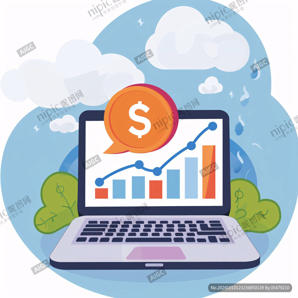 财经软件卡通形象