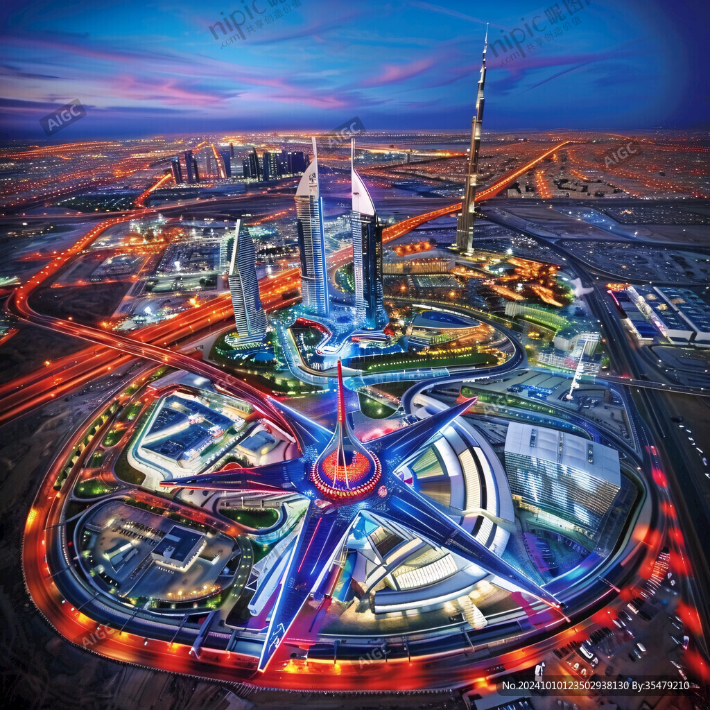 迪拜蓝色科技城市